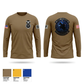 Long Sleeve Performance Shirt, 102D SFS, Air Force, Teamtime, Team time, sublimation, custom sports apparel, team uniforms, spirit wear, spiritwear, sports uniforms, custom shirts, team store, custom team store, fundraiser sports, apparel fundraiser