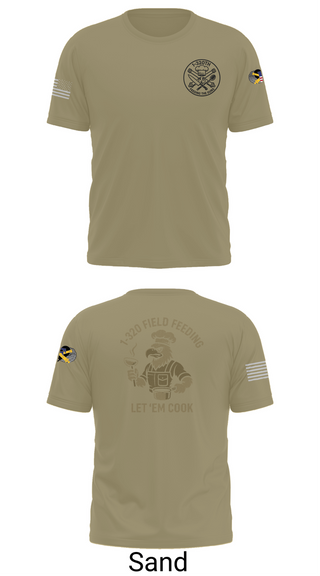 Old School Cotton Feel Shirt, 1-320th, , Teamtime, Team time, sublimation, custom sports apparel, team uniforms, spirit wear, spiritwear, sports uniforms, custom shirts, team store, custom team store, fundraiser sports, apparel fundraiser