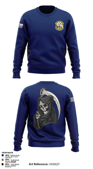 Crew Neck Sweatshirt, 89th ATKS, Air Force, Teamtime, Team time, sublimation, custom sports apparel, team uniforms, spirit wear, spiritwear, sports uniforms, custom shirts, team store, custom team store, fundraiser sports, apparel fundraiser