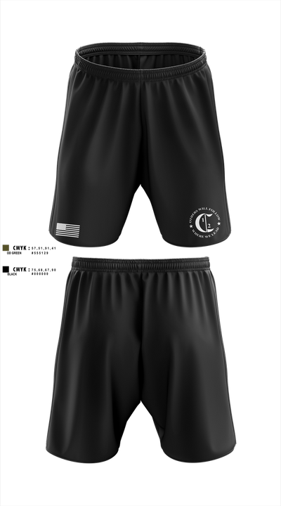 1st Battalion 2nd Marines Charlie Co Veteran 59013691 Athletic Shorts With Pockets - 2