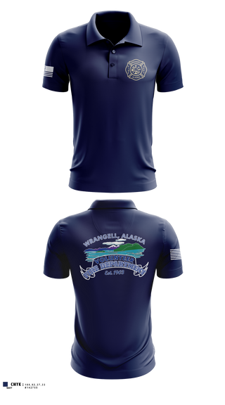 Short Sleeve Performance Polo, Wrangell Volunteer Fire Department, Fire Department, Teamtime, Team time, sublimation, custom sports apparel, team uniforms, spirit wear, spiritwear, sports uniforms, custom shirts, team store, custom team store, fundraiser sports, apparel fundraiser