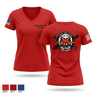 Womens Short Sleeve Vneck Shirt, F FSB, 5-25 FAR, Army, Teamtime, Team time, sublimation, custom sports apparel, team uniforms, spirit wear, spiritwear, sports uniforms, custom shirts, team store, custom team store, fundraiser sports, apparel fundraiser