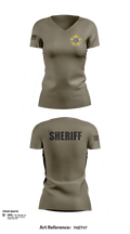 Bayfield County Sheriff Women's Short Sleeve V-neck Shirt - 1