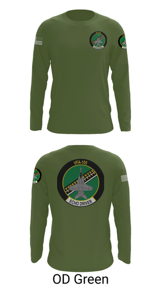 Long Sleeve Performance Shirt, VFA-105, , Teamtime, Team time, sublimation, custom sports apparel, team uniforms, spirit wear, spiritwear, sports uniforms, custom shirts, team store, custom team store, fundraiser sports, apparel fundraiser