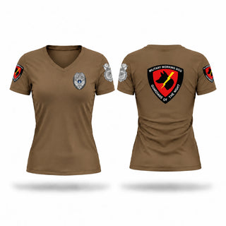 Womens Short Sleeve Vneck Shirt, Andersen K9, Air Force, Teamtime, Team time, sublimation, custom sports apparel, team uniforms, spirit wear, spiritwear, sports uniforms, custom shirts, team store, custom team store, fundraiser sports, apparel fundraiser