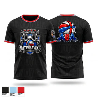Short Sleeve Performance Shirt, Windy City NativHawks, Men's Basketball, Teamtime, Team time, sublimation, custom sports apparel, team uniforms, spirit wear, spiritwear, sports uniforms, custom shirts, team store, custom team store, fundraiser sports, apparel fundraiser