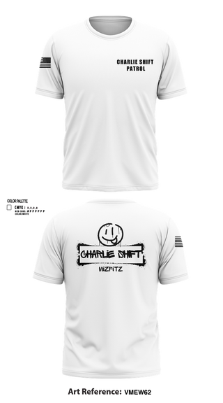 Short Sleeve Performance Shirt, Charlie Shift Patrol, , Teamtime, Team time, sublimation, custom sports apparel, team uniforms, spirit wear, spiritwear, sports uniforms, custom shirts, team store, custom team store, fundraiser sports, apparel fundraiser