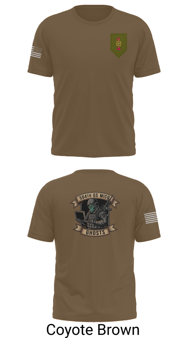 Old School Cotton Feel Shirt, 504th GS MICO, , Teamtime, Team time, sublimation, custom sports apparel, team uniforms, spirit wear, spiritwear, sports uniforms, custom shirts, team store, custom team store, fundraiser sports, apparel fundraiser