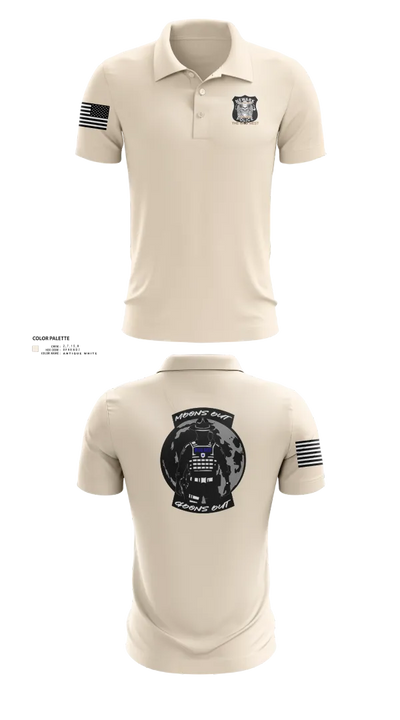 4th Precinct 85110542 Short Sleeve Performance Polo - 70