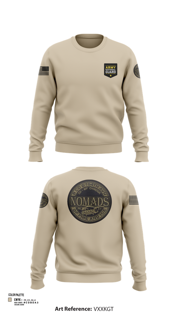 Crew Neck Sweatshirt, E CO 169 AVN, National Guard, Teamtime, Team time, sublimation, custom sports apparel, team uniforms, spirit wear, spiritwear, sports uniforms, custom shirts, team store, custom team store, fundraiser sports, apparel fundraiser