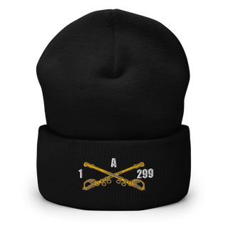 A Troop, 1st squadron-299th Calvary Regiment 70291790 Cuffed Beanie | Yupoong 1501KC