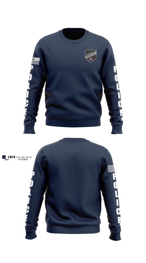 Crew Neck Sweatshirt, Endicott Police Department, Police, Teamtime, Team time, sublimation, custom sports apparel, team uniforms, spirit wear, spiritwear, sports uniforms, custom shirts, team store, custom team store, fundraiser sports, apparel fundraiser