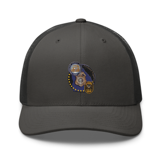 Police Department Academy 4041220 Retro Trucker Hat | Yupoong 6606