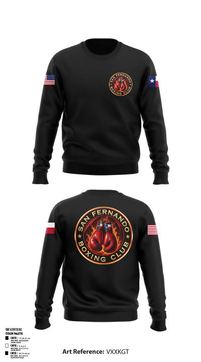 San Fernando Boxing Club 92427997 Crew Neck Sweatshirt - 5
