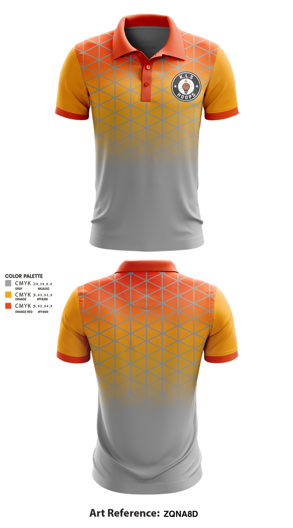 Short Sleeve Performance Polo, KLS Hoops, Men's Basketball, Teamtime, Team time, sublimation, custom sports apparel, team uniforms, spirit wear, spiritwear, sports uniforms, custom shirts, team store, custom team store, fundraiser sports, apparel fundraiser