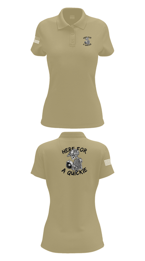 Womens Short Sleeve Performance Polo, 812 CES, Air Force, Teamtime, Team time, sublimation, custom sports apparel, team uniforms, spirit wear, spiritwear, sports uniforms, custom shirts, team store, custom team store, fundraiser sports, apparel fundraiser