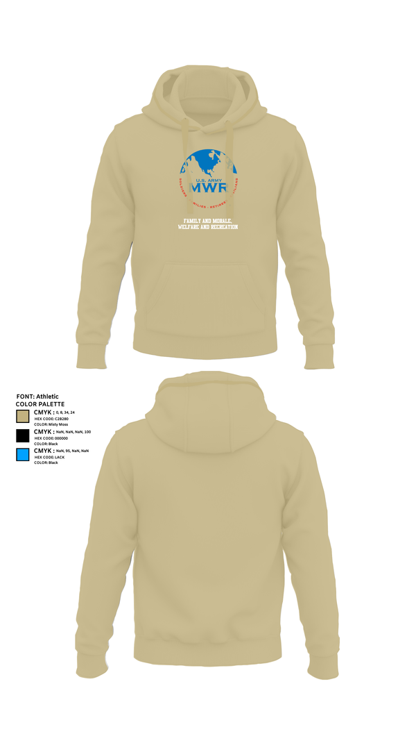 Hoodie, FAMILY AND MORALE, WELFARE AND RECREATION, , Teamtime, Team time, sublimation, custom sports apparel, team uniforms, spirit wear, spiritwear, sports uniforms, custom shirts, team store, custom team store, fundraiser sports, apparel fundraiser