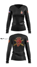 C/1-8 FA Women's Long Sleeve V-neck Shirt - 5