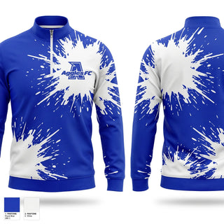 Quarter Zip Jacket, Aggies FC, Men's Soccer, Teamtime, Team time, sublimation, custom sports apparel, team uniforms, spirit wear, spiritwear, sports uniforms, custom shirts, team store, custom team store, fundraiser sports, apparel fundraiser
