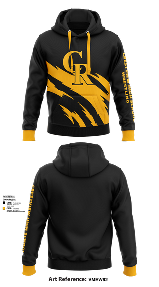 Hoodie, Crestview High School Wrestling, Wrestling, Teamtime, Team time, sublimation, custom sports apparel, team uniforms, spirit wear, spiritwear, sports uniforms, custom shirts, team store, custom team store, fundraiser sports, apparel fundraiser