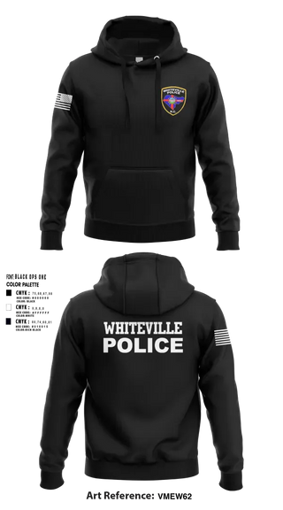 Hoodie, Whiteville Police Department, Police, Teamtime, Team time, sublimation, custom sports apparel, team uniforms, spirit wear, spiritwear, sports uniforms, custom shirts, team store, custom team store, fundraiser sports, apparel fundraiser