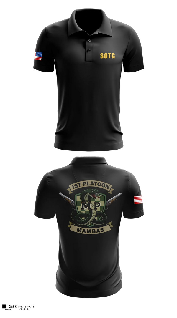 Short Sleeve Performance Polo, 410TH Military Police Mambas, Army, Teamtime, Team time, sublimation, custom sports apparel, team uniforms, spirit wear, spiritwear, sports uniforms, custom shirts, team store, custom team store, fundraiser sports, apparel fundraiser