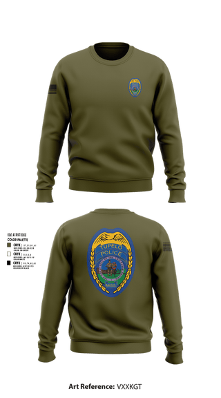 Crew Neck Sweatshirt, Edward 12, Police, Teamtime, Team time, sublimation, custom sports apparel, team uniforms, spirit wear, spiritwear, sports uniforms, custom shirts, team store, custom team store, fundraiser sports, apparel fundraiser