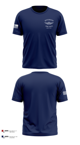Old School Cotton Feel Shirt, Jefferson vol Fire Dept, Fire Department, Teamtime, Team time, sublimation, custom sports apparel, team uniforms, spirit wear, spiritwear, sports uniforms, custom shirts, team store, custom team store, fundraiser sports, apparel fundraiser