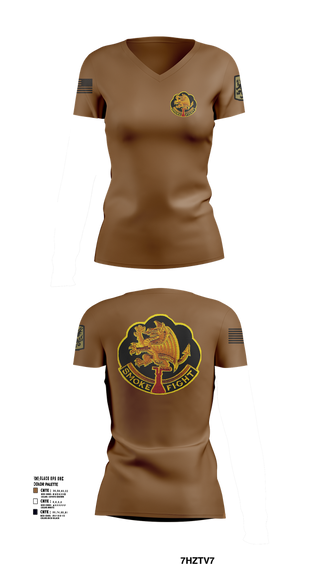 Womens Short Sleeve Vneck Shirt, 490th CBRN battalion, , Teamtime, Team time, sublimation, custom sports apparel, team uniforms, spirit wear, spiritwear, sports uniforms, custom shirts, team store, custom team store, fundraiser sports, apparel fundraiser