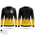Lakes Area Stars Women's Long Sleeve V-neck Shirt - 1