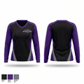 Oklahoma Lookouts 15366003 Women's Long Sleeve V-neck Shirt - 1