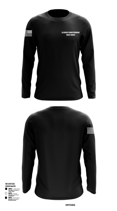 Illinois Counterdrug Task Force 54341154 Long Sleeve Performance Shirt 13