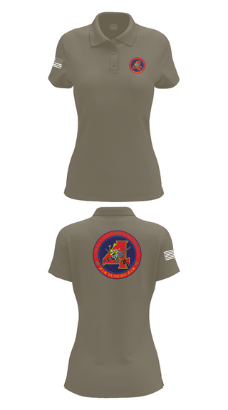 Womens Short Sleeve Performance Polo, Combat Logistics Battalion 4, , Teamtime, Team time, sublimation, custom sports apparel, team uniforms, spirit wear, spiritwear, sports uniforms, custom shirts, team store, custom team store, fundraiser sports, apparel fundraiser