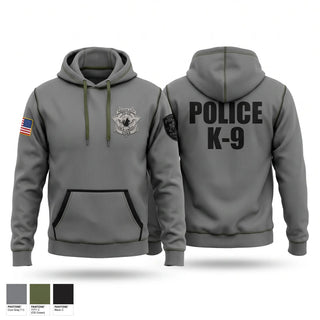 Hoodie, Cheyenne pd k9, Police, Teamtime, Team time, sublimation, custom sports apparel, team uniforms, spirit wear, spiritwear, sports uniforms, custom shirts, team store, custom team store, fundraiser sports, apparel fundraiser