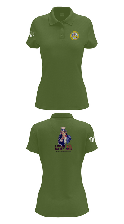 US Army I Want You 76454793 Women's Short Sleeve Performance Polo  - 55