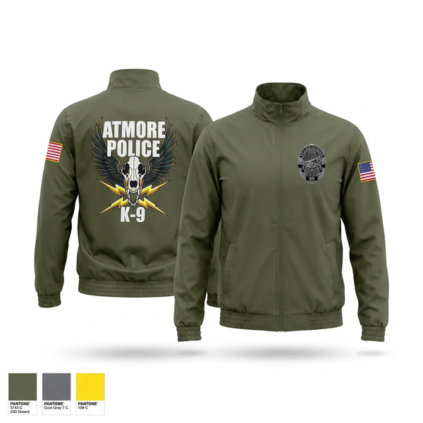 Windbreaker, Atmore K9, Police, Teamtime, Team time, sublimation, custom sports apparel, team uniforms, spirit wear, spiritwear, sports uniforms, custom shirts, team store, custom team store, fundraiser sports, apparel fundraiser
