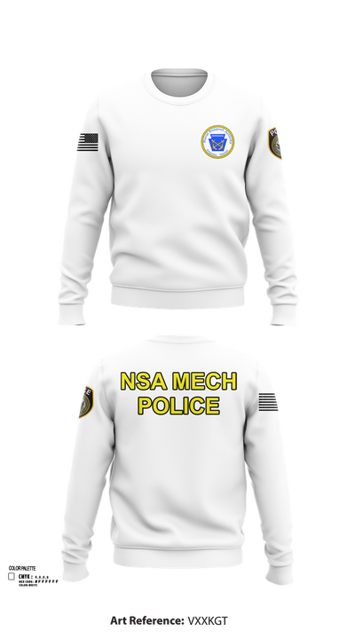NSA Mechanicsburg 84971329 Crew Neck Sweatshirt - 102