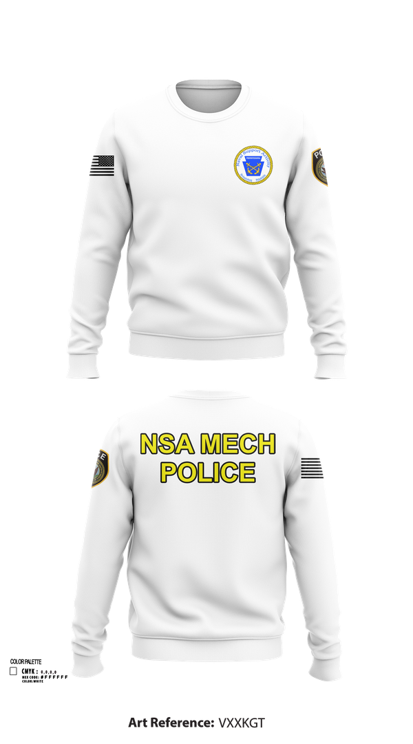 Crew Neck Sweatshirt, NSA Mechanicsburg, , Teamtime, Team time, sublimation, custom sports apparel, team uniforms, spirit wear, spiritwear, sports uniforms, custom shirts, team store, custom team store, fundraiser sports, apparel fundraiser