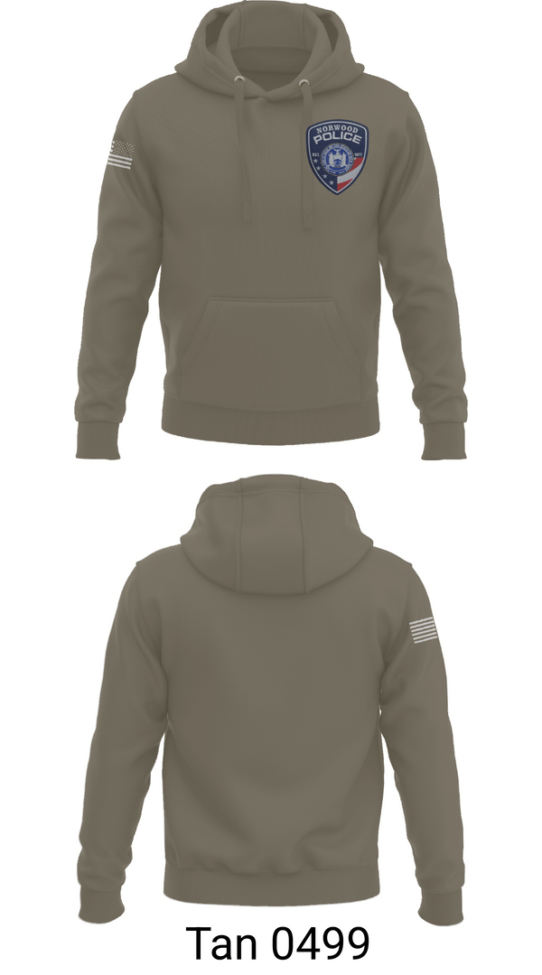 Hoodie, Norwood Village Police Department, Police, Teamtime, Team time, sublimation, custom sports apparel, team uniforms, spirit wear, spiritwear, sports uniforms, custom shirts, team store, custom team store, fundraiser sports, apparel fundraiser