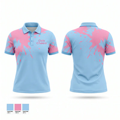 Gals Cheers Short Sleeve Performance Polo - 1