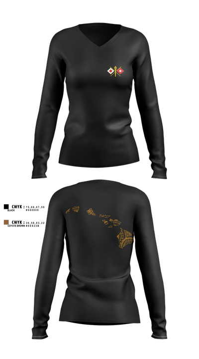 HHC, 311th 76995413 Women's Long Sleeve V-neck Shirt - 1