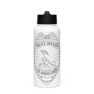 MPBC 17836293 Stainless Steel Water Bottle with a Straw Lid