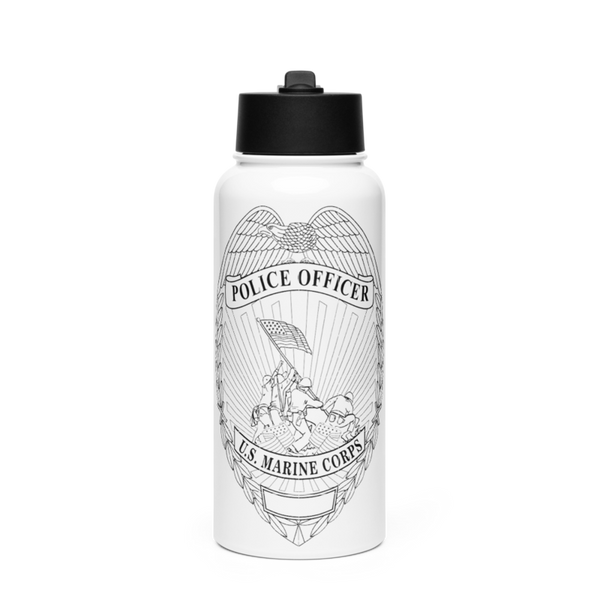 MPBC 17836293 Stainless Steel Water Bottle with a Straw Lid