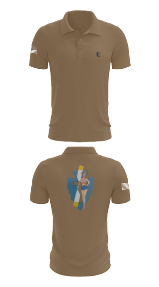 Short Sleeve Performance Polo, B Co 1/114th Maintenance, Army, Teamtime, Team time, sublimation, custom sports apparel, team uniforms, spirit wear, spiritwear, sports uniforms, custom shirts, team store, custom team store, fundraiser sports, apparel fundraiser