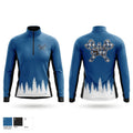 Central Wisconsin lumberjacks Quarter Zip Jacket - 1