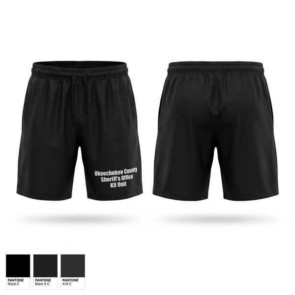 Athletic Shorts With Pockets, Okeechobee County Sheriff’s Office K9 Unit, Police, Teamtime, Team time, sublimation, custom sports apparel, team uniforms, spirit wear, spiritwear, sports uniforms, custom shirts, team store, custom team store, fundraiser sports, apparel fundraiser