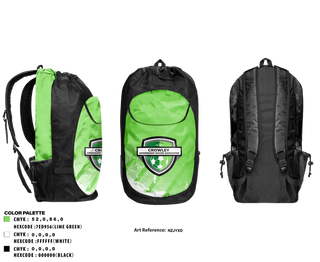 Gear Bag, Crowley Independent Soccer Association, Men's Soccer, Teamtime, Team time, sublimation, custom sports apparel, team uniforms, spirit wear, spiritwear, sports uniforms, custom shirts, team store, custom team store, fundraiser sports, apparel fundraiser