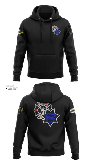 Hoodie, Piedmont Police & Fire Comms, Police, Teamtime, Team time, sublimation, custom sports apparel, team uniforms, spirit wear, spiritwear, sports uniforms, custom shirts, team store, custom team store, fundraiser sports, apparel fundraiser