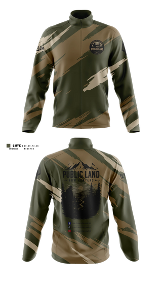 Fleece Jacket, Public Land Bow Hunters, , Teamtime, Team time, sublimation, custom sports apparel, team uniforms, spirit wear, spiritwear, sports uniforms, custom shirts, team store, custom team store, fundraiser sports, apparel fundraiser