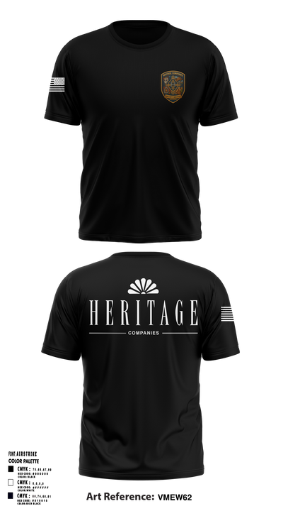 Heritage Companies Security Services Division 74805254 Short Sleeve Performance Shirt - 5